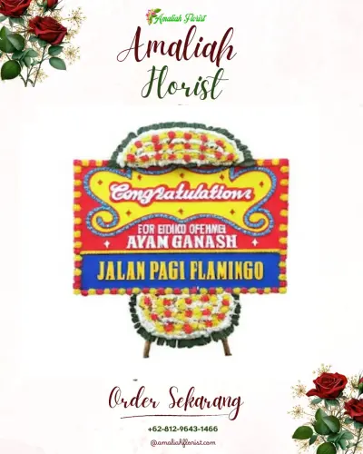 Bunga Papan Congratulation di Petuk Bukit